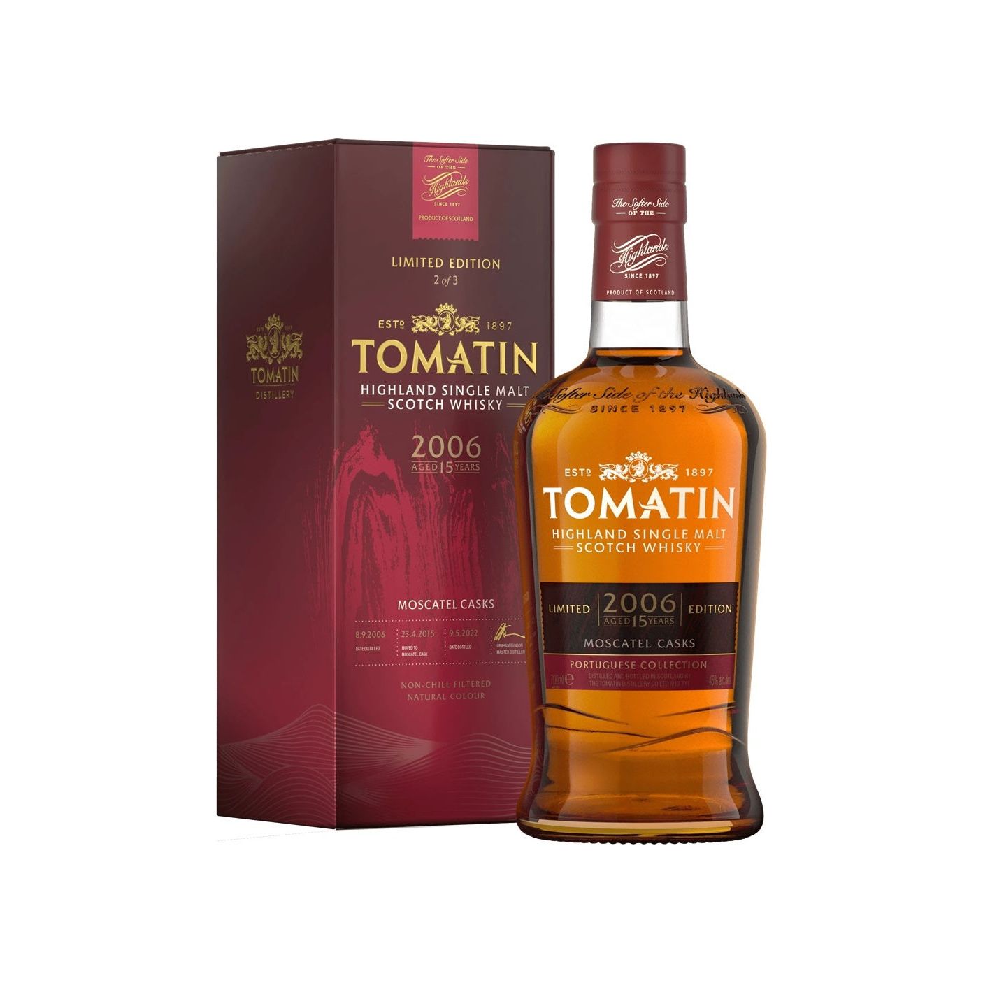 Tomatin Portuguese Collection 2006 15 Year Old Moscatel Cask 700ml