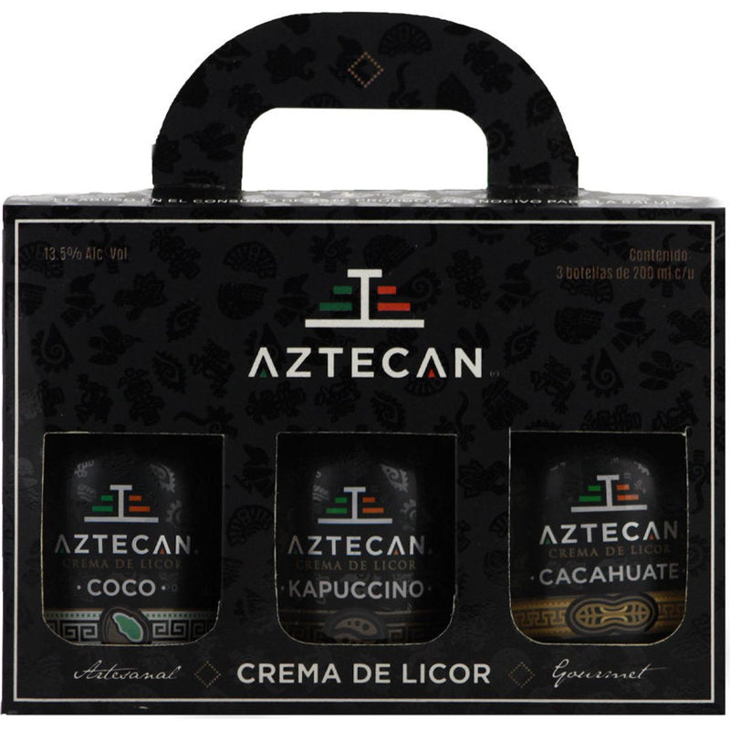 Aztecan 3 Pack Cream Liquor 3x200ml