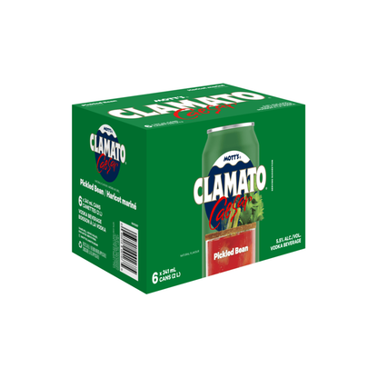 Mott's Clamato Pickled Bean Caesar 6 Cans