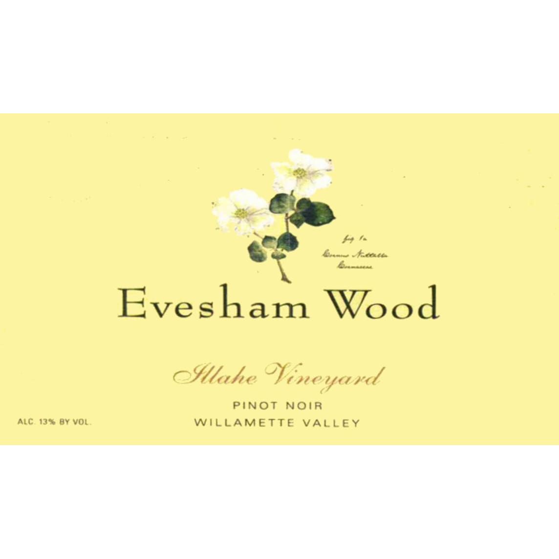 Evesham Wood Pinot Noir Illahe Vineyard 750ml