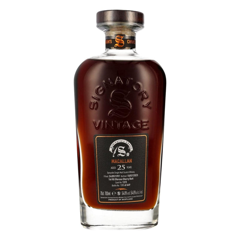 Signatory Vintage Macallan 1997 25 Year Old Symington's Choice 54.8% 700ml