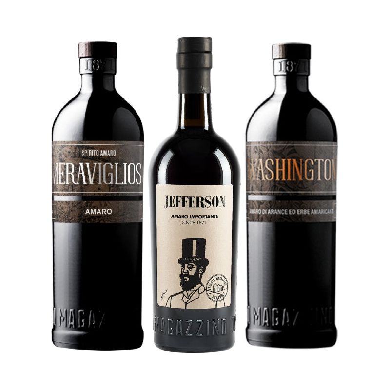 Compagnia dei Caraibi Italian Amaro Mixed Pack 6x700ml
