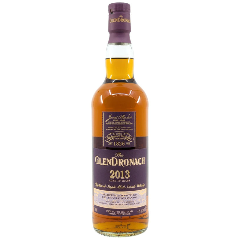 The GlenDronach 2013 10 Year Old PX Cask 43% 700ml