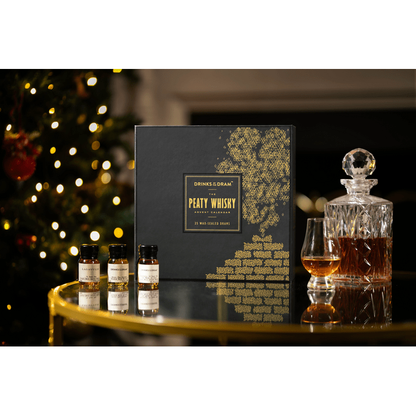 Drinks by the Dram The Peaty Whisky Advent Calendar 25x30ml