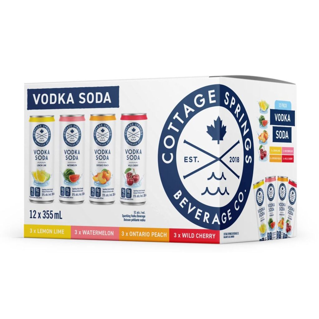 Cottage Springs Vodka Soda Variety