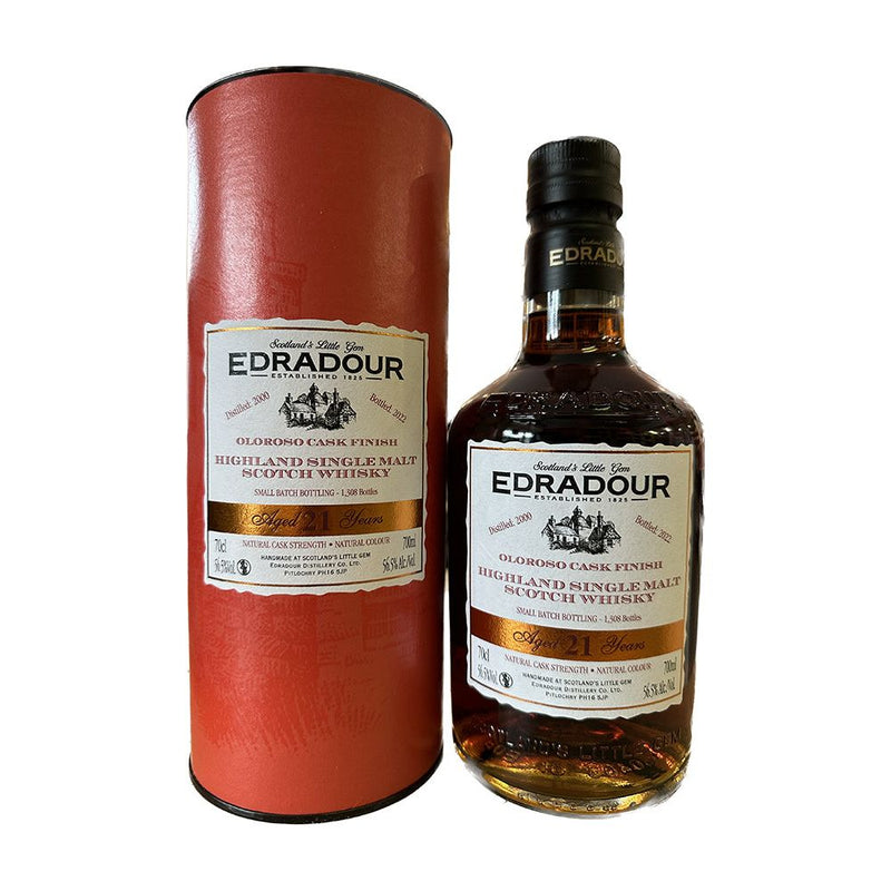 Edradour 21 Year Old 56.5% ABV 700ml