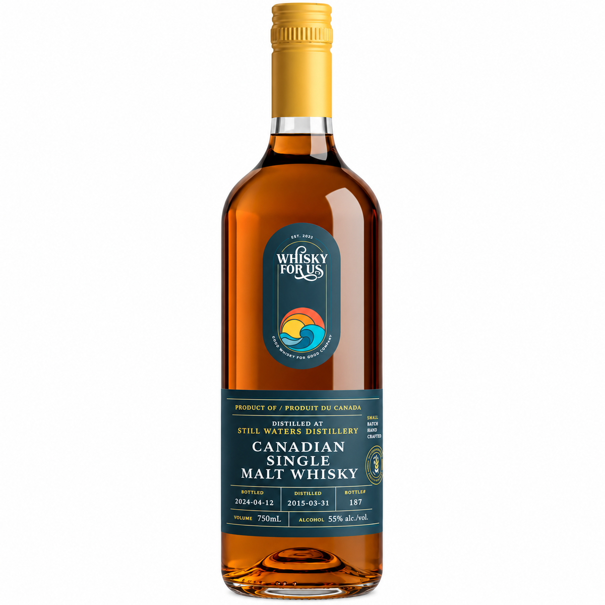 Whisky For Us Still Waters 9 Year Old Amburana Cask Canadian Whisky