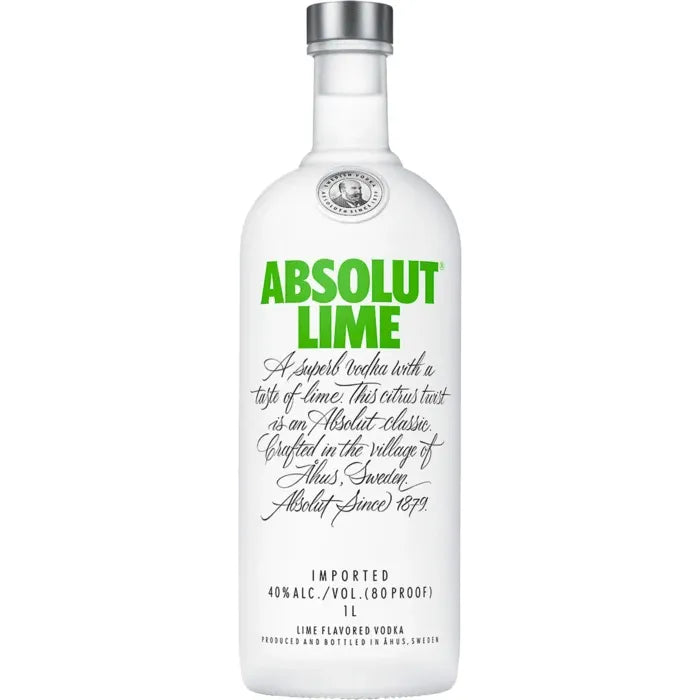 Absolut Lime Vodka 1L