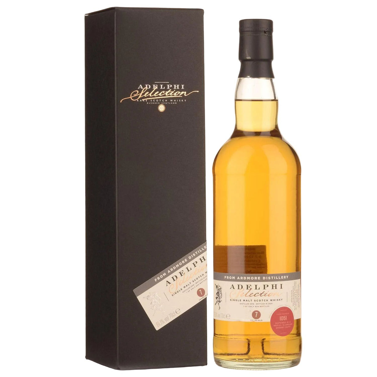 Adelphi Selection Ardmore 7 Year Old 2016 Cask #1051