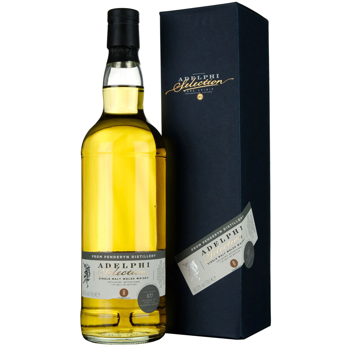 Adelphi Selection Penderyn 8 Year Old 2015 Cask #1177 Welsh Single Malt Whisky