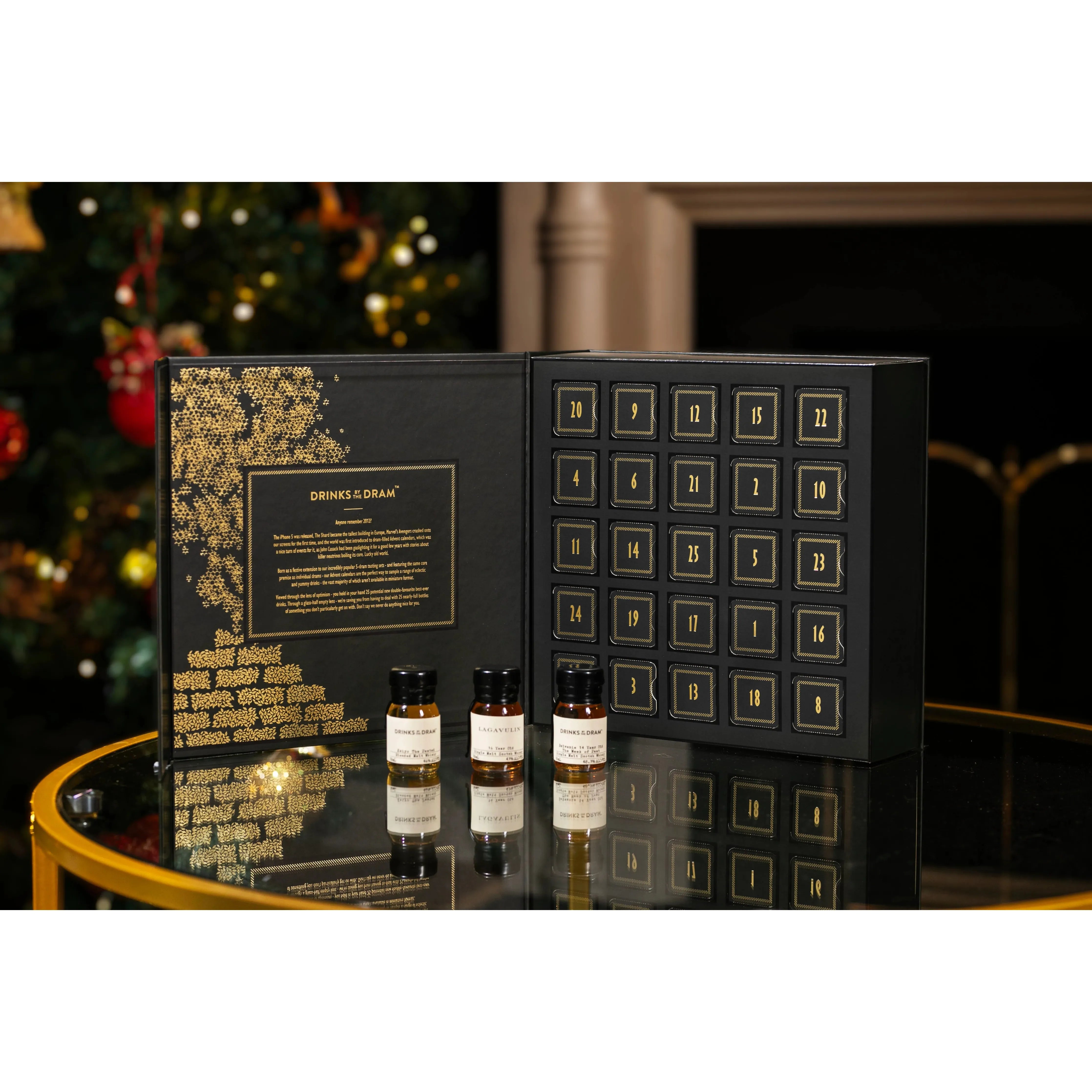 Drinks by the Dram The Peaty Whisky Advent Calendar 25x30ml
