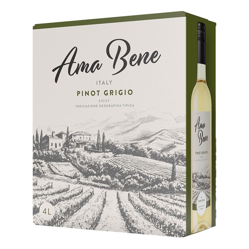Ama Bene Pinot Grigio 4L Bag- in- Box