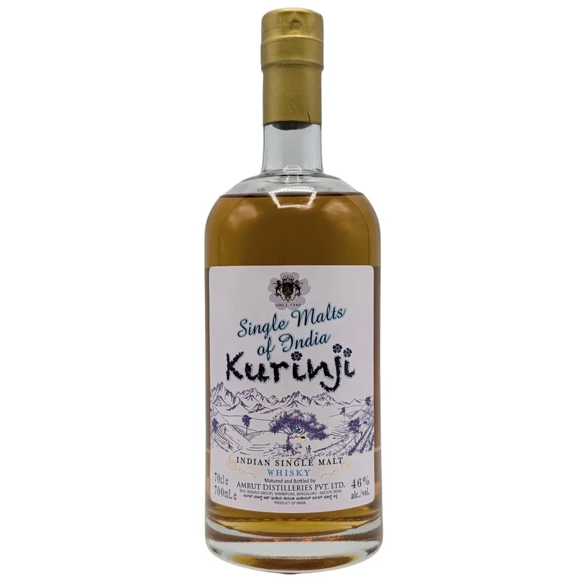 Amrut Kurinji Indian Single Malt Whisky