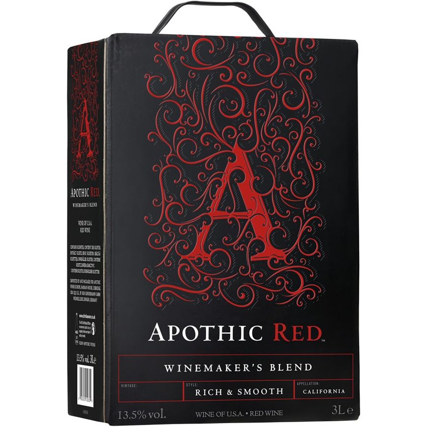 Apothic Red 3L Bag in Box