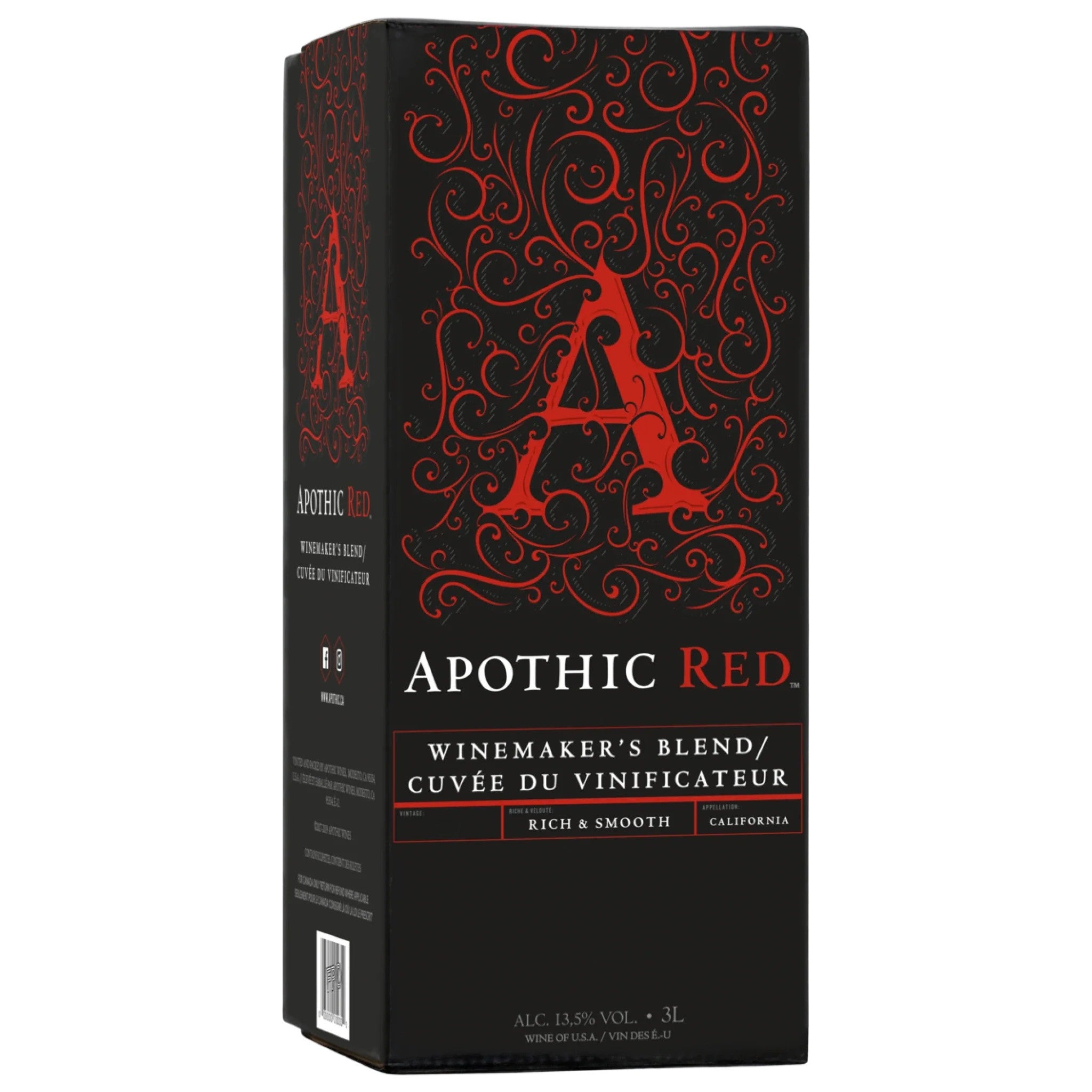 Apothic Red 3L Bag in Box