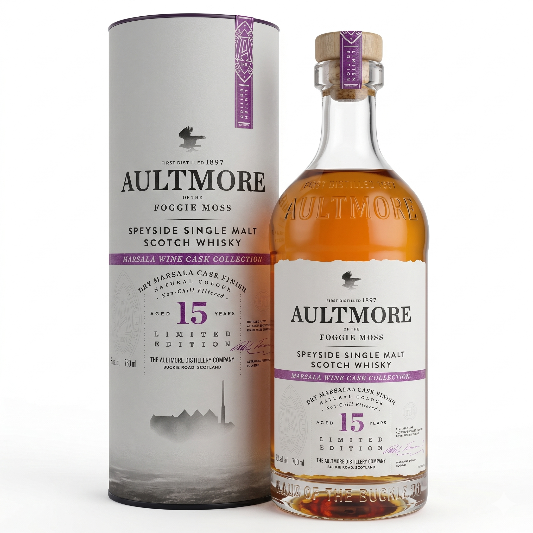 Aultmore 15 Year Old Dry Marsala Cask Finish