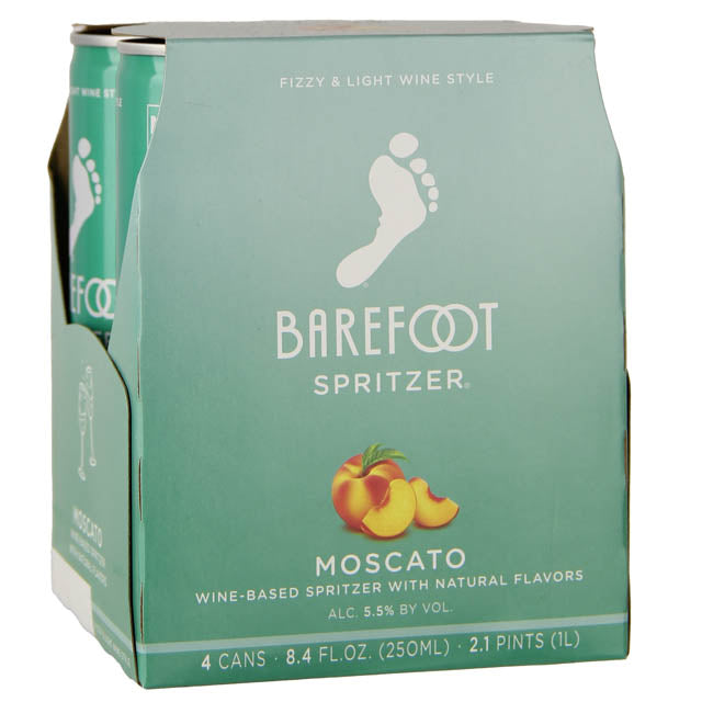 Barefoot Moscato Spritzer 4 Cans