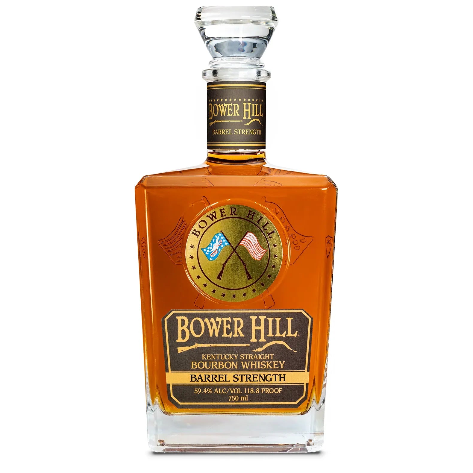 Bower Hill Barrel Strength Bourbon 59.4% ABV 750ml