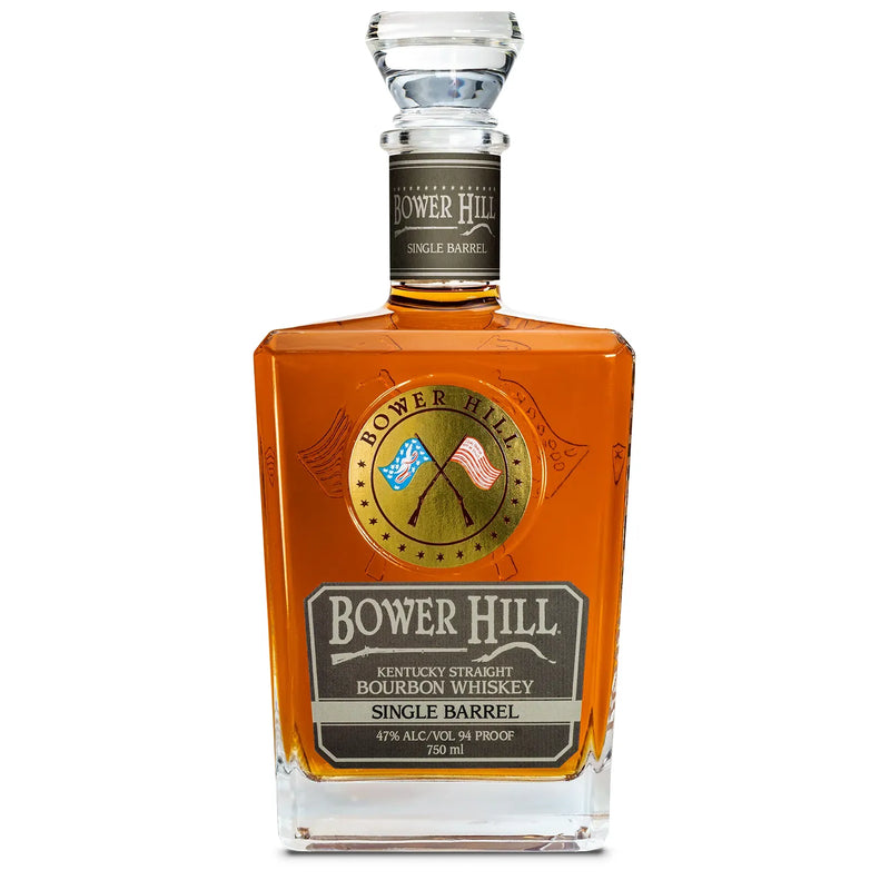 Bower Hill Single Barrel Bourbon 47% ABV 750ml