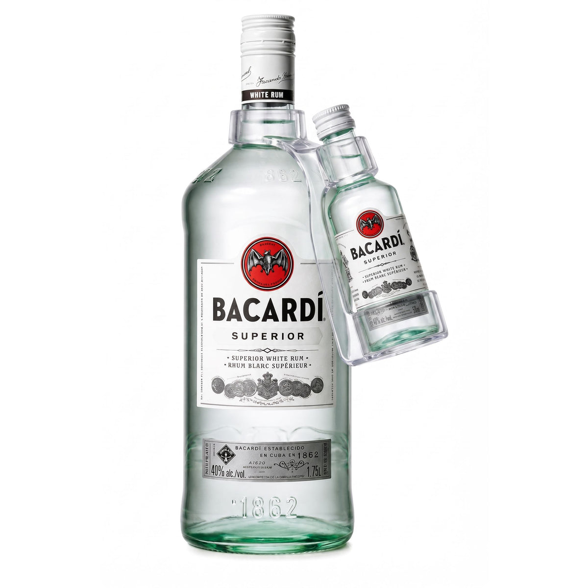 Bacardi Superior White Rum 1.75L + 50ml