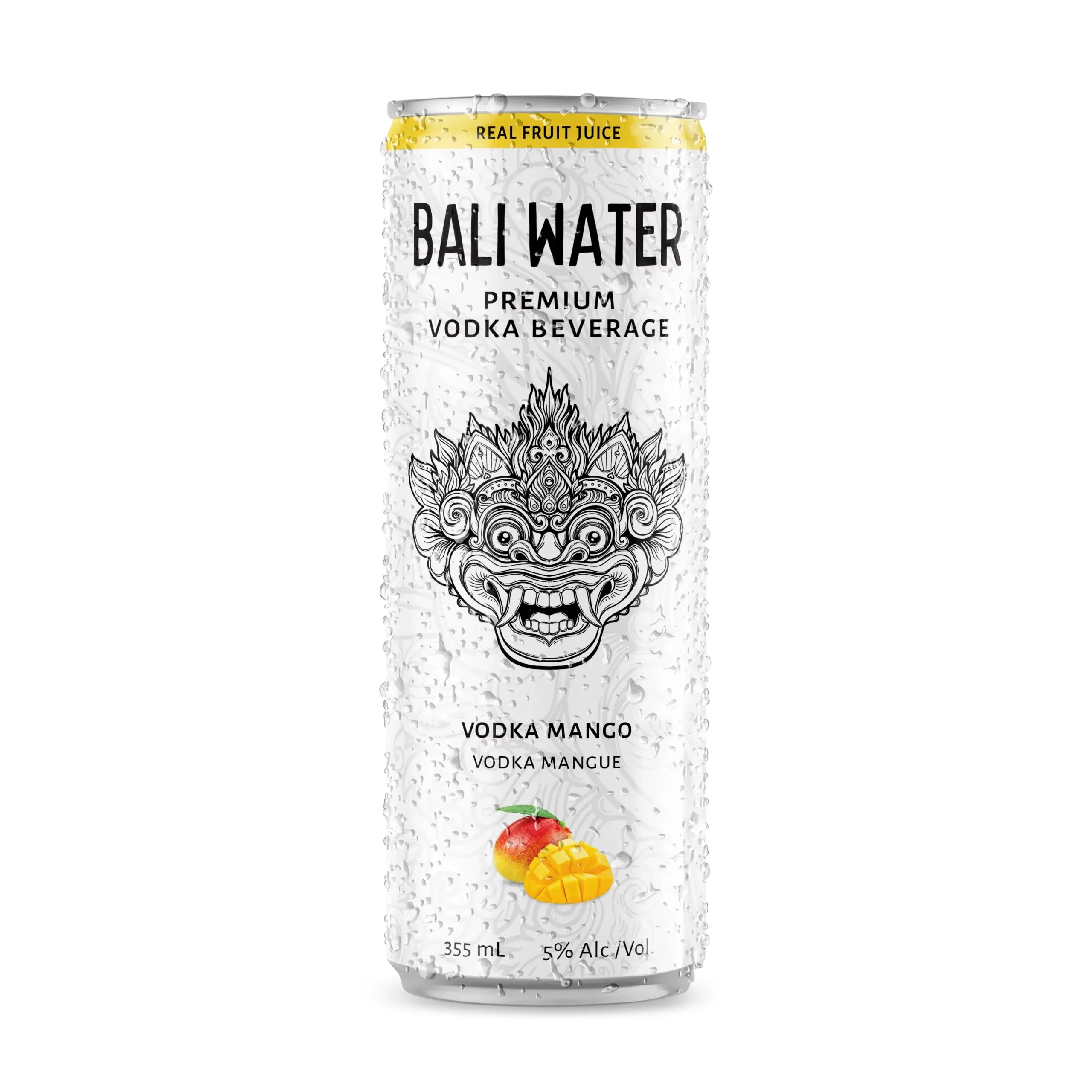 Bali Water Vodka Mango 4x355ml Cans