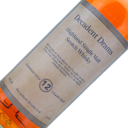 Decadent Drams Ben Nevis 2012 12 Year Old