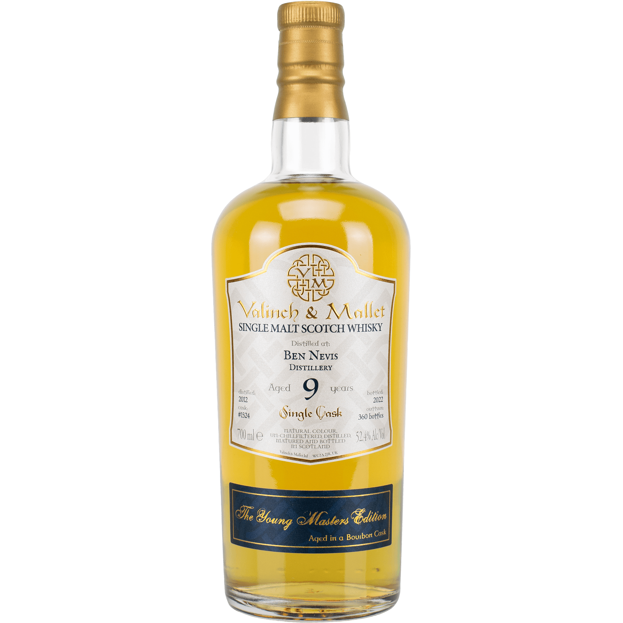 Valinch & Mallet Ben Nevis 2012 9 Year Old 52.4% ABV 700ml – BSW Liquor
