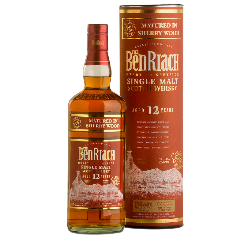 Benriach 12 Year Old Sherry Wood 700ml