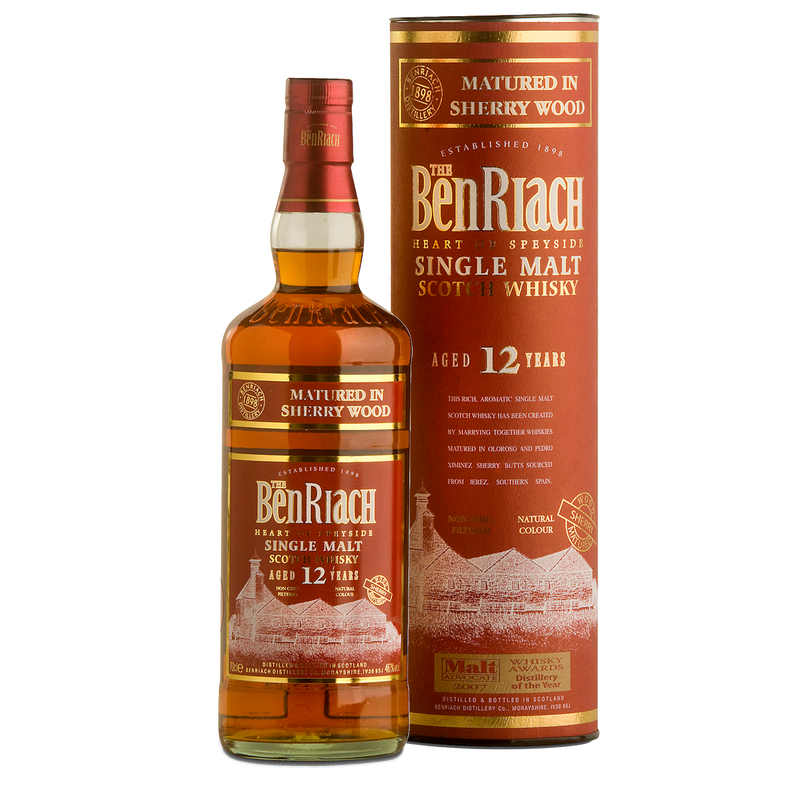 Benriach 12 Year Old Sherry Wood 750ml