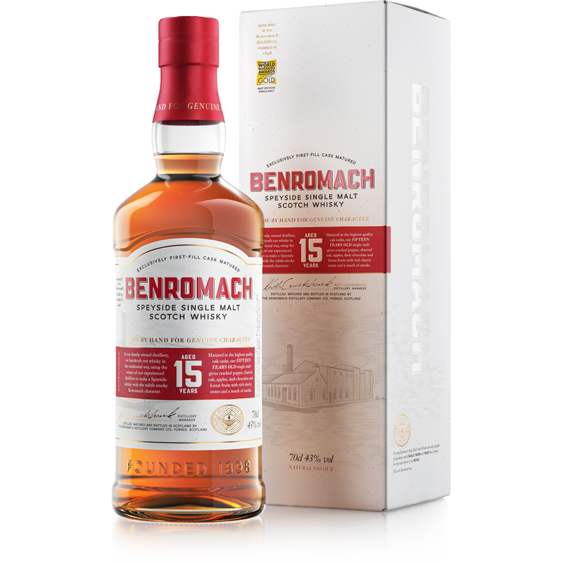 Benromach 15 Year Old 43% ABV 700ml