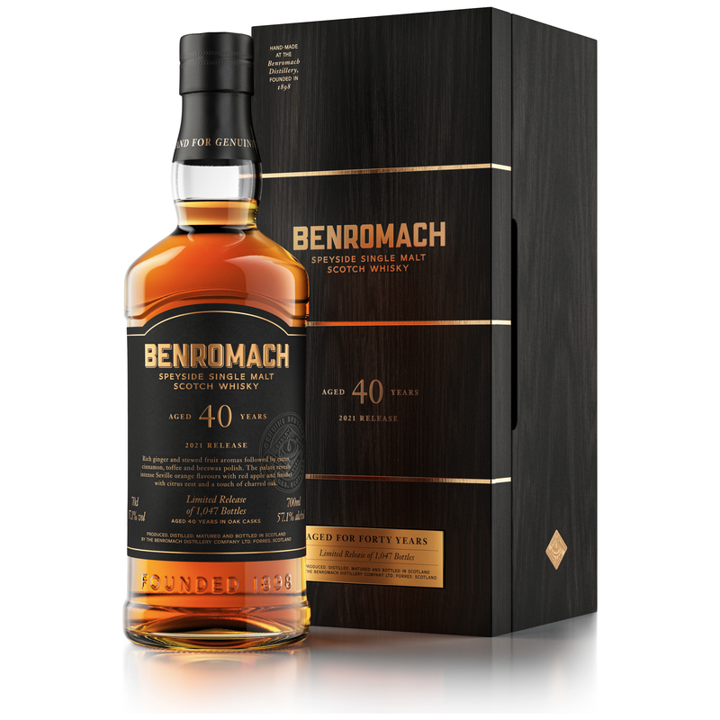 Benromach 40 Year Old 2021 Release 57.1% ABV  700ml