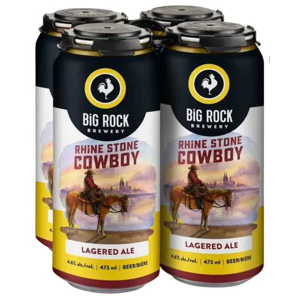Big Rock Rhine Stone Cowboy 4 Tall Cans