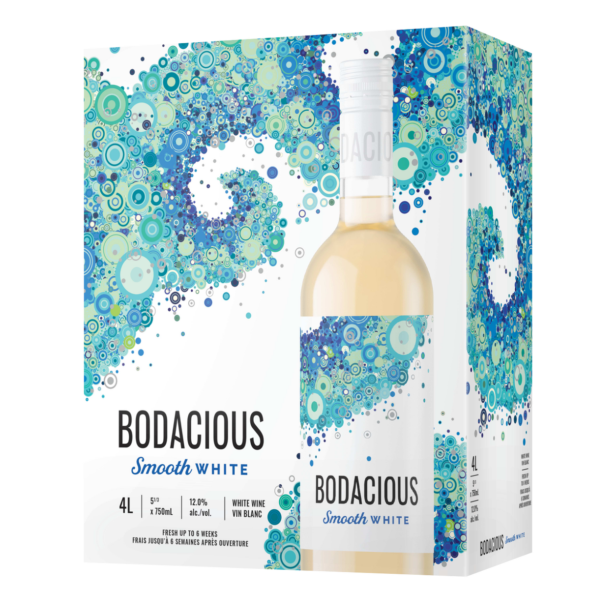 Bodacious Smooth White 4L Bag in Box