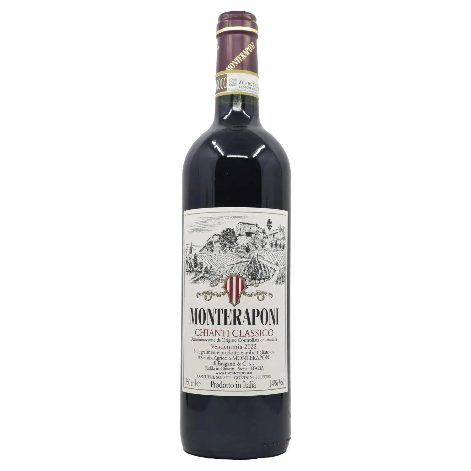 Monteraponi Chianti Classico 2022 750ml