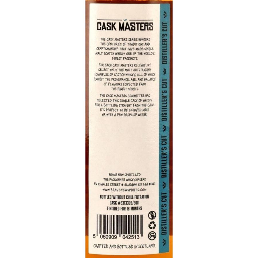 Brave New Spirits Cask Masters Tamnavulin 13 Year Old 2011