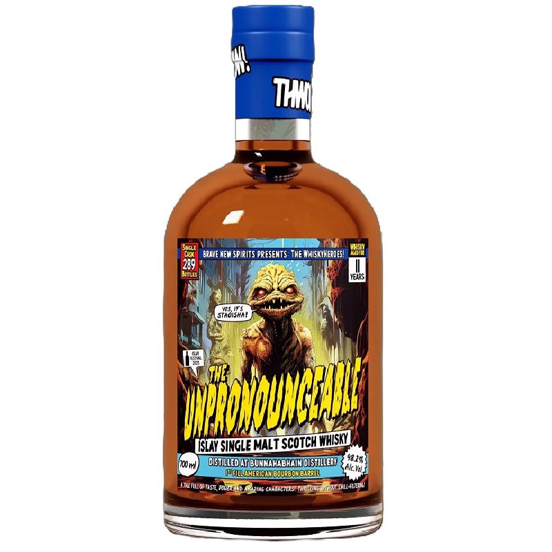 Brave New Spirits WhiskyHeroes The Unpronounceable Staoisha 11 Year Old Single Malt Scotch Whisky