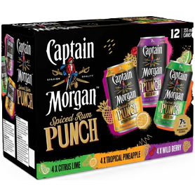 Captain Morgan Rum Punch Variety Pack