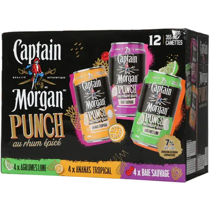 Captain Morgan Rum Punch Variety Pack