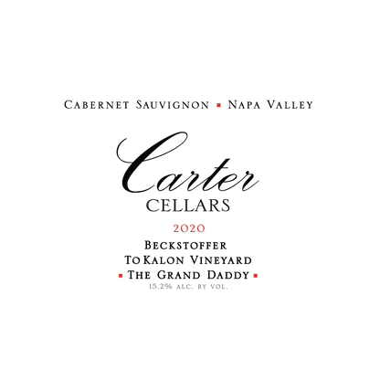 Carter Cellars Beckstoffer To Kalon 'The Grand Daddy' 2020 750ml