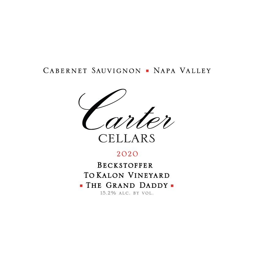 Carter Cellars Beckstoffer To Kalon 'The Grand Daddy' 2020 750ml