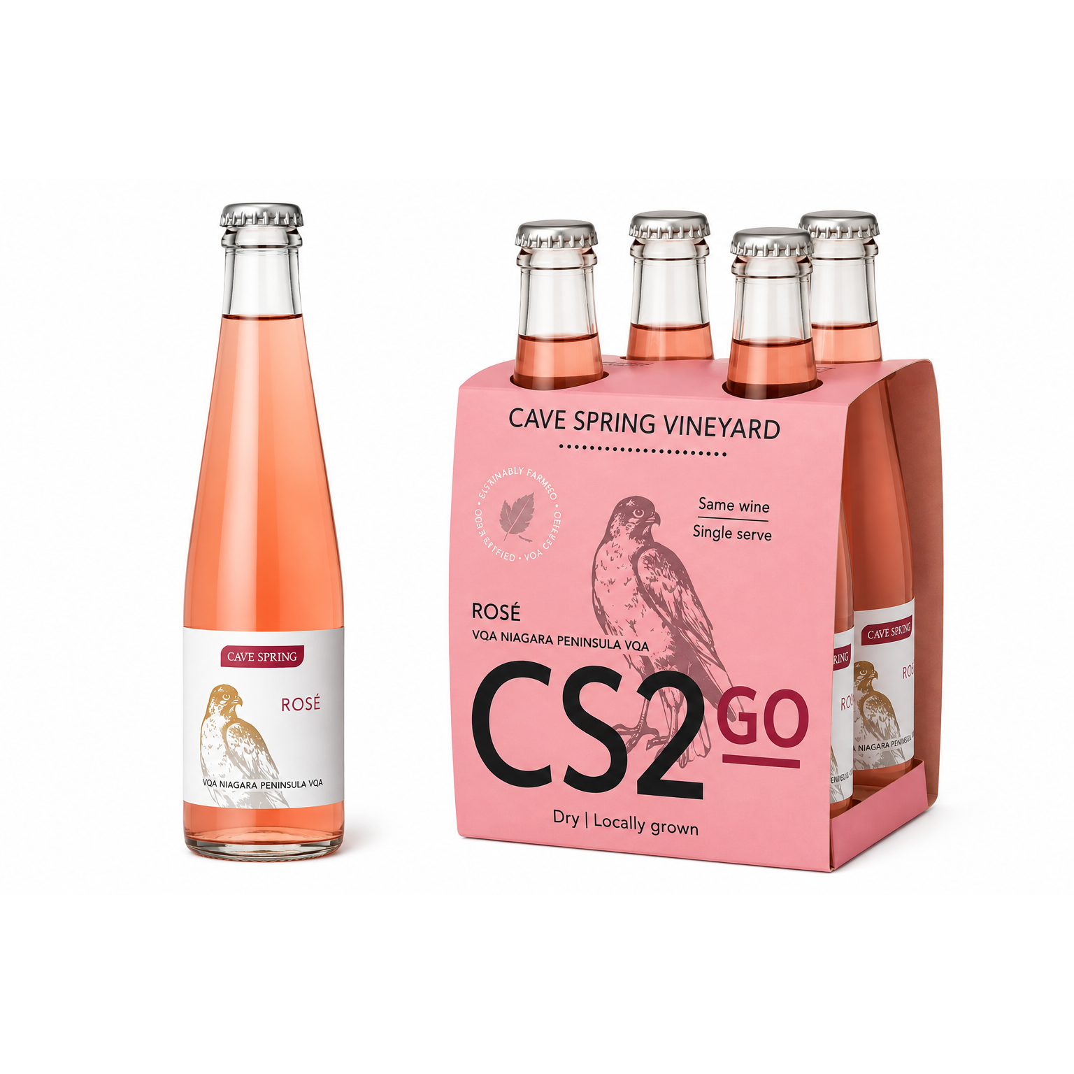 Cave Spring CS2Go Rose 4x200mL