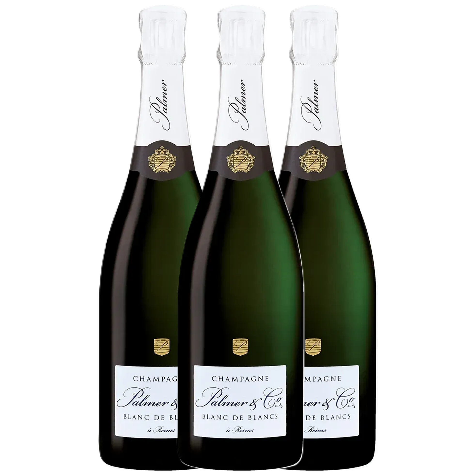 Champagne Palmer Blanc de Blancs 3x750ml Bundle