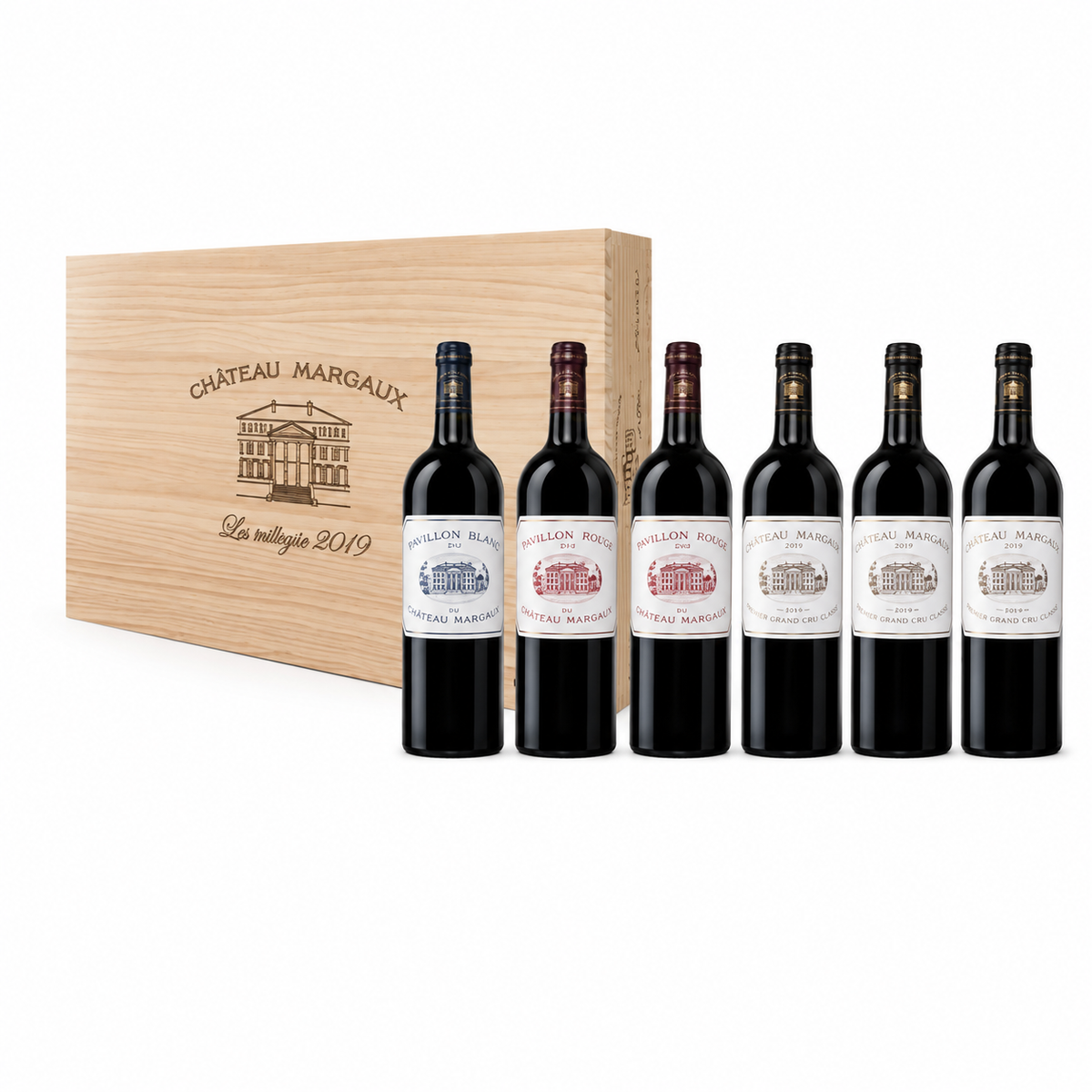 Chateau Margaux La Trilogie Mixed Case 