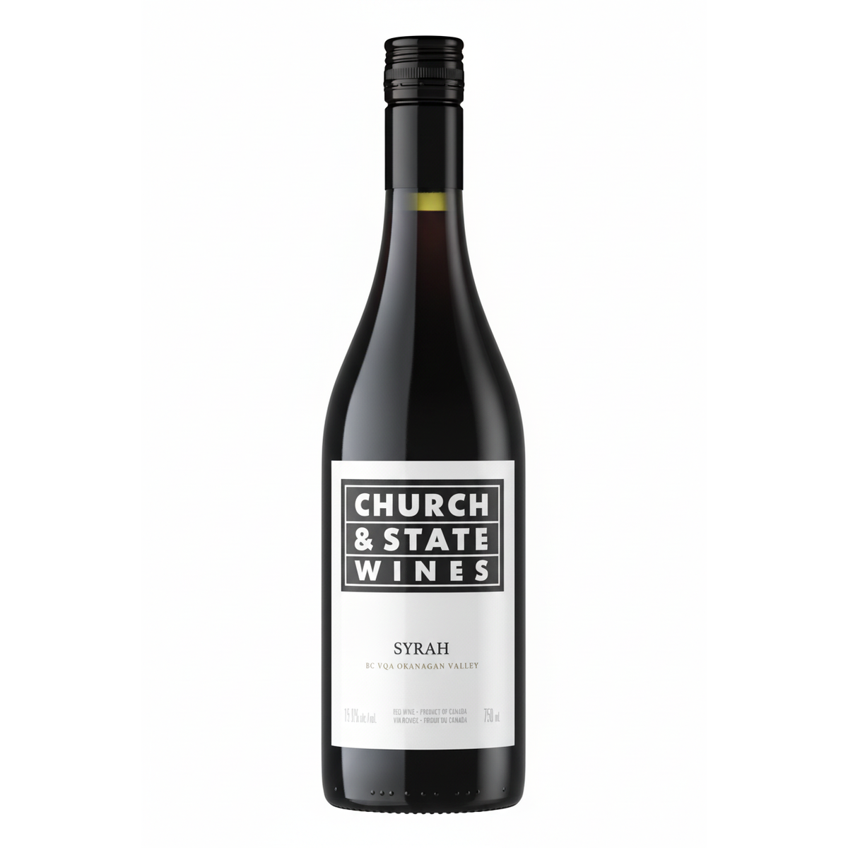 Church & State Wines Estate Syrah Okanagan Valley