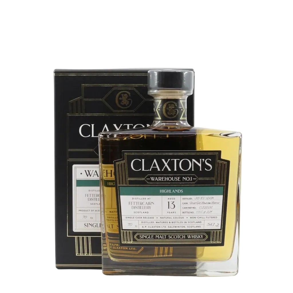Claxtons Warehouse No. 1 Fettercairn 13 Year Old 2008 1st Fill Bourbon Barrel #C22036