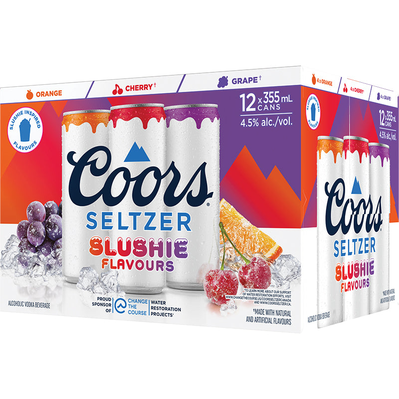 Coors Seltzer Slushie Variety Pack 12 Cans