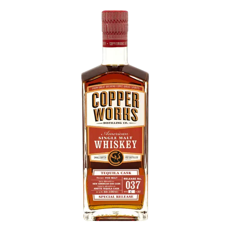 Copperworks  Tequila Cask American Single Malt R37