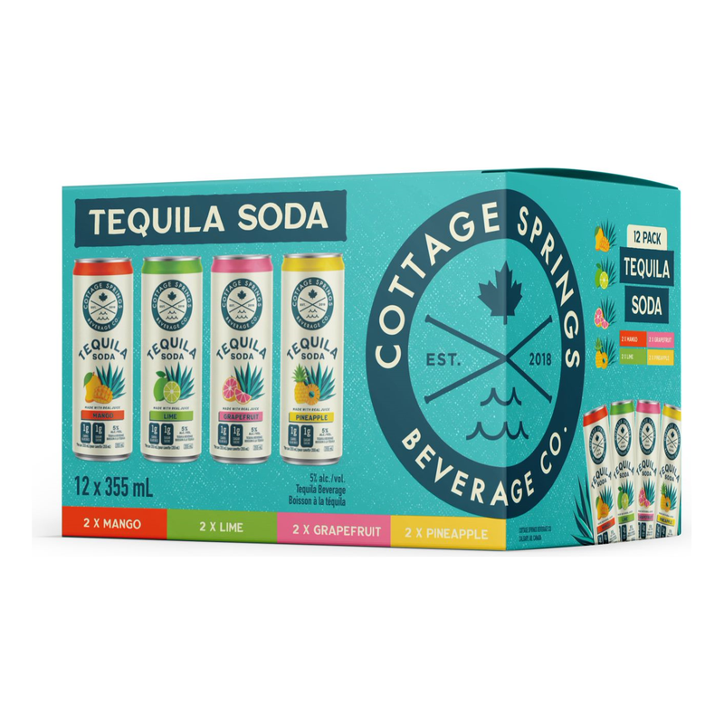 Cottage Springs Tequila Variety Pack 12 Cans