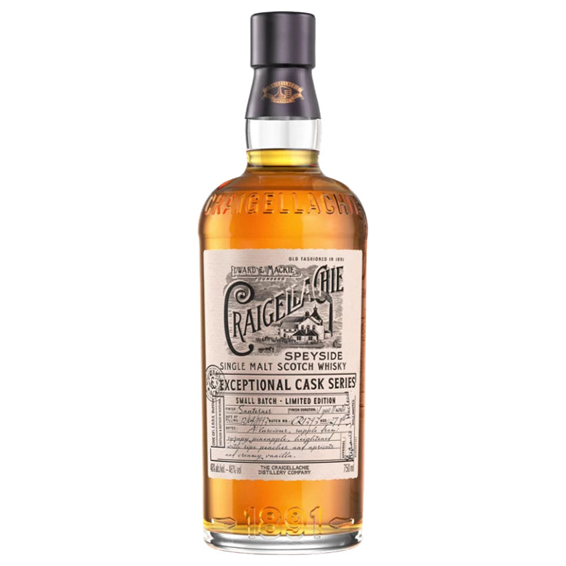 Craigellachie 27 Year Old Exceptional Cask Sauternes Finish