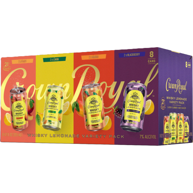 Crown Royal Whisky Lemonade Variety Pack